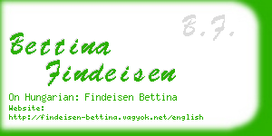 bettina findeisen business card